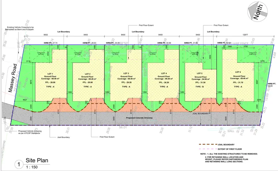 584 Massey Road — Site plan