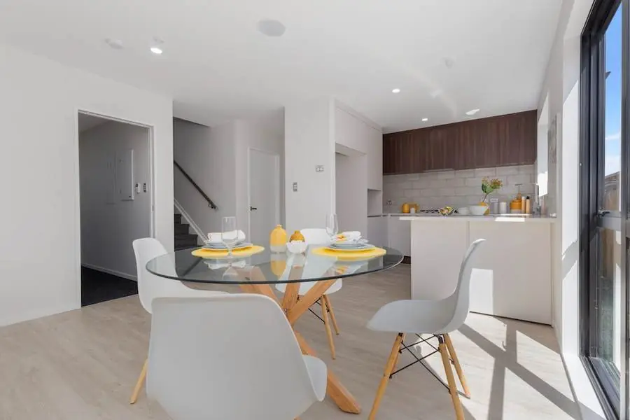 Old Wairoa Road — Open-plan dining and living